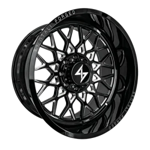 Sentali – Forged SF-5 – Black – 22″x10″ -24mm – Summer Wheels – SF522105124BM